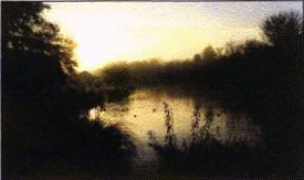 The River Bure At Night